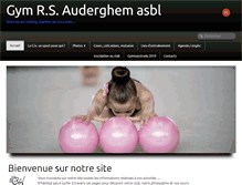 Tablet Screenshot of gymrsauderghem.info